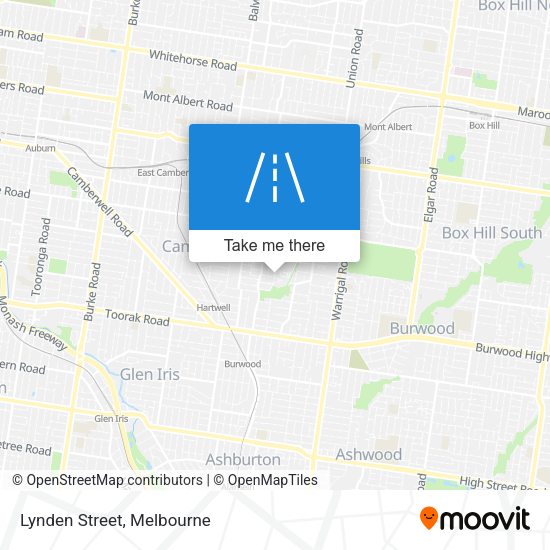 Lynden Street map