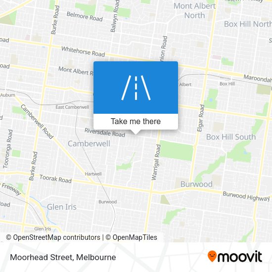 Moorhead Street map