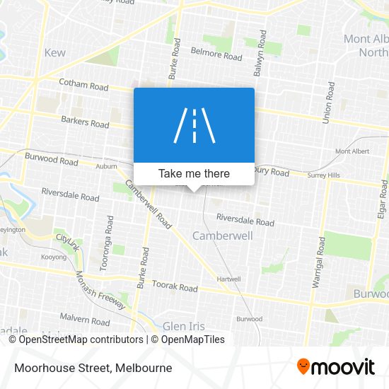 Moorhouse Street map