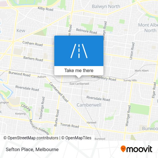 Sefton Place map