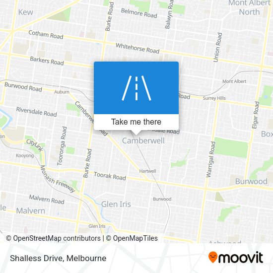 Shalless Drive map