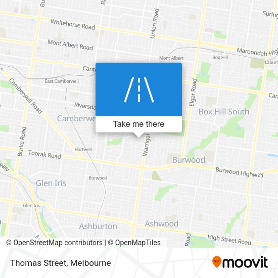 Thomas Street map