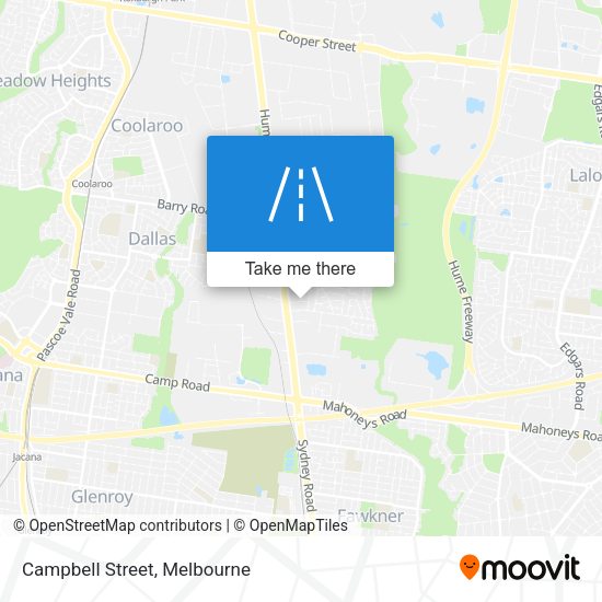 Campbell Street map