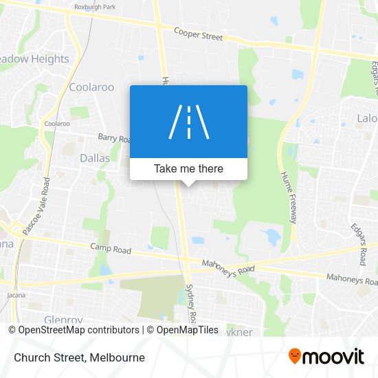 Church Street map