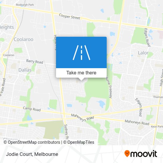 Jodie Court map