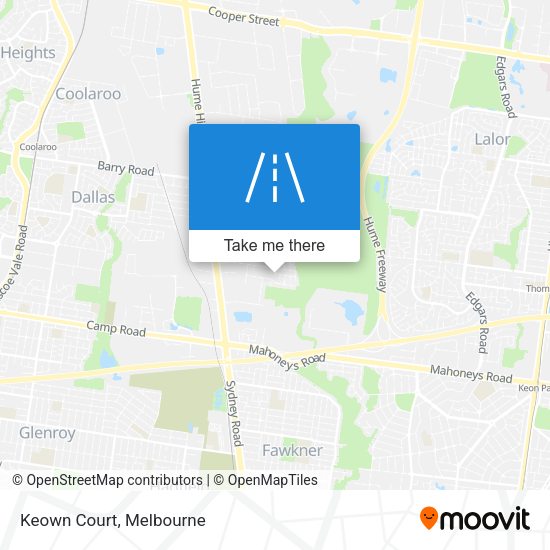 Keown Court map