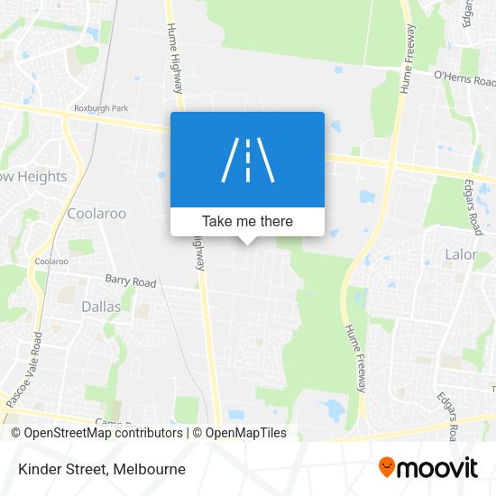 Kinder Street map