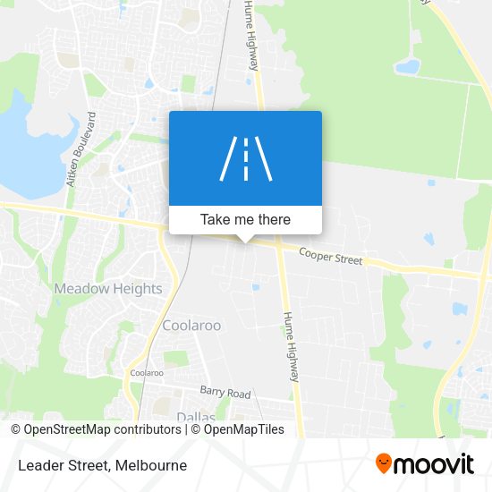 Leader Street map