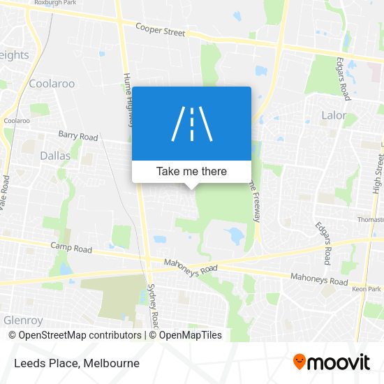 Leeds Place map