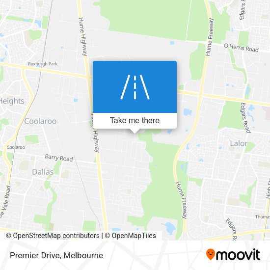 Premier Drive map