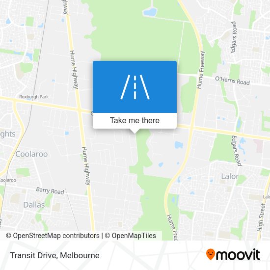 Transit Drive map
