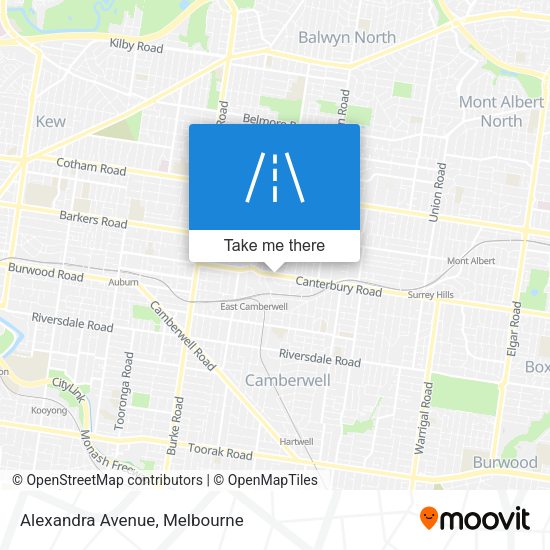 Alexandra Avenue map