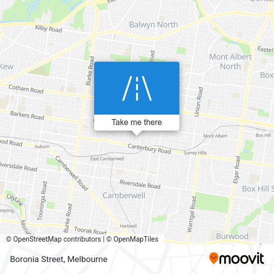 Boronia Street map