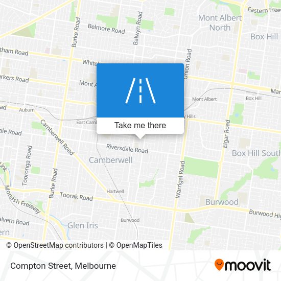 Compton Street map