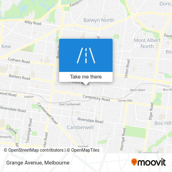 Grange Avenue map