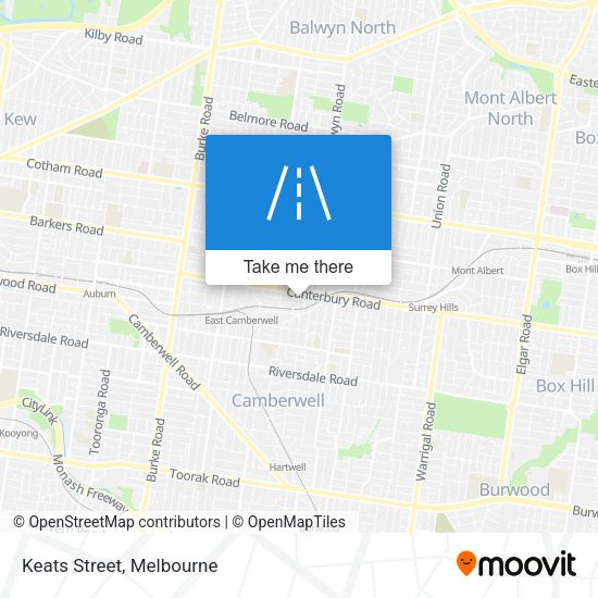 Keats Street map