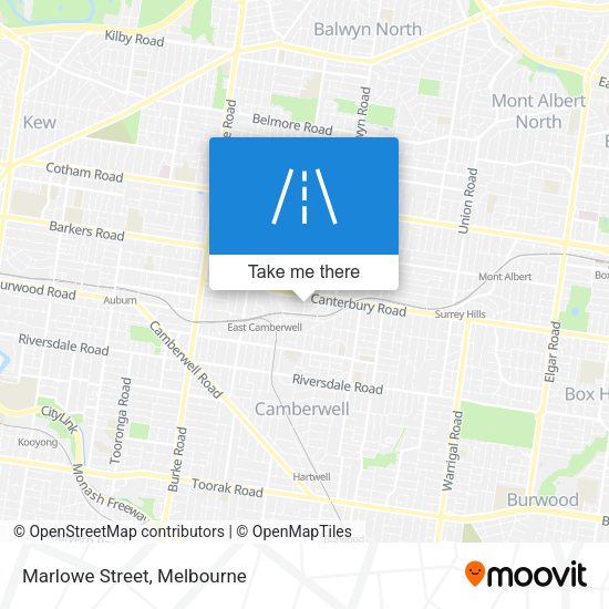 Marlowe Street map