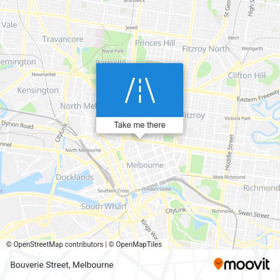 Bouverie Street map