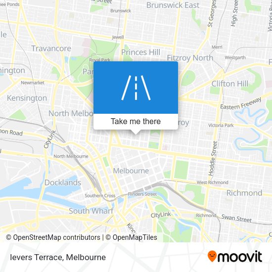Ievers Terrace map