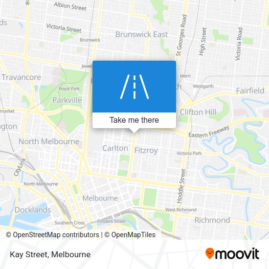 Kay Street map