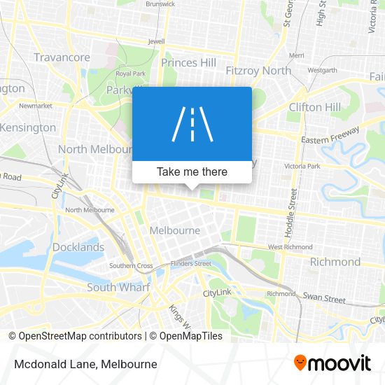 Mcdonald Lane map