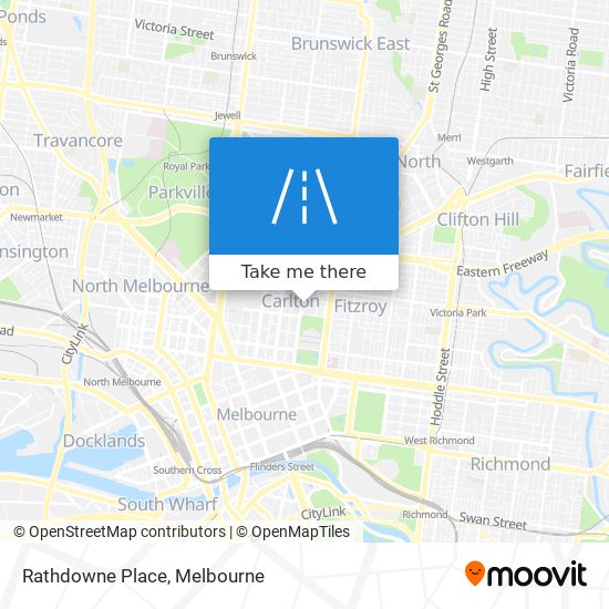 Mapa Rathdowne Place