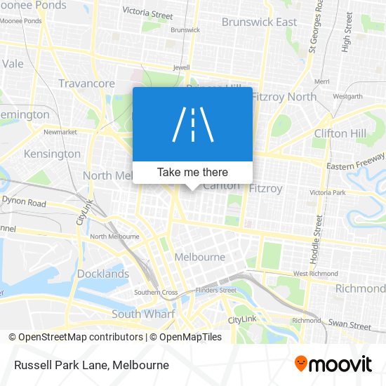 Russell Park Lane map