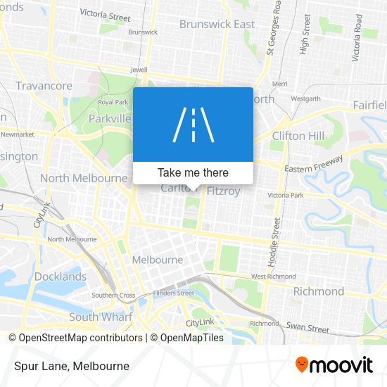 Spur Lane map
