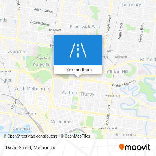 Davis Street map