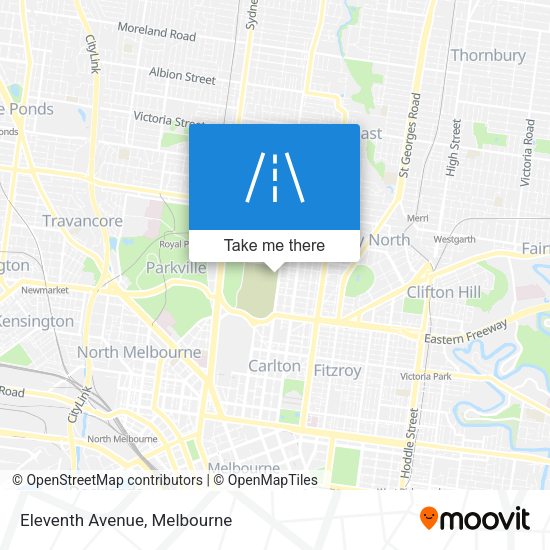 Eleventh Avenue map