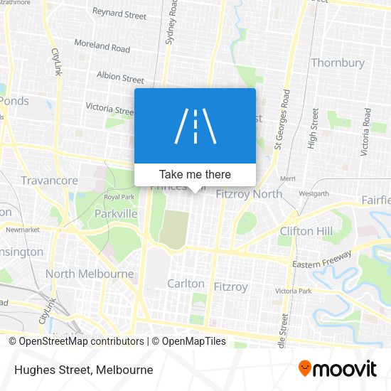Hughes Street map