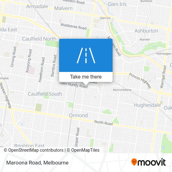 Maroona Road map