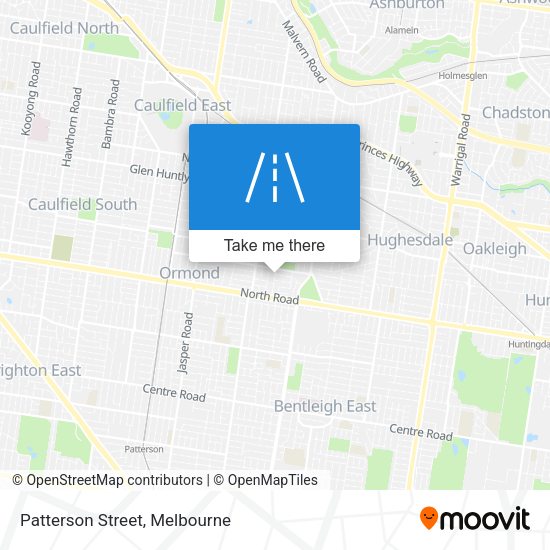 Patterson Street map