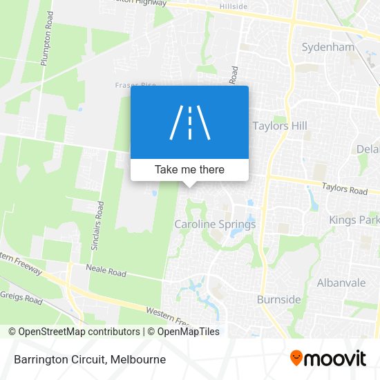 Barrington Circuit map