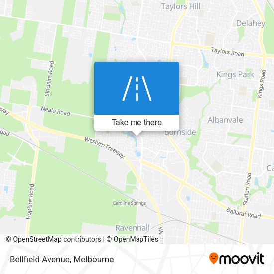 Bellfield Avenue map