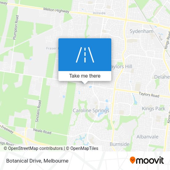 Botanical Drive map