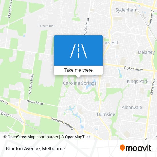Brunton Avenue map