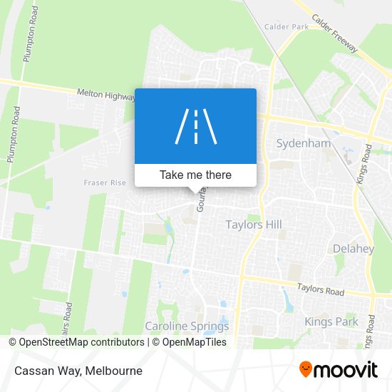 Cassan Way map