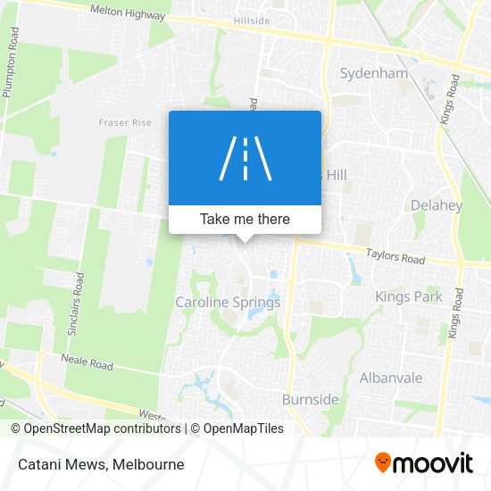 Catani Mews map