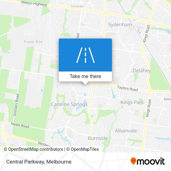 Central Parkway map