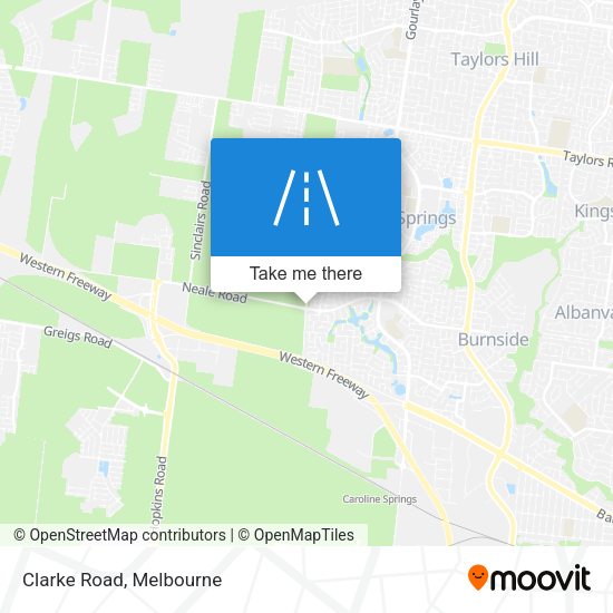 Clarke Road map