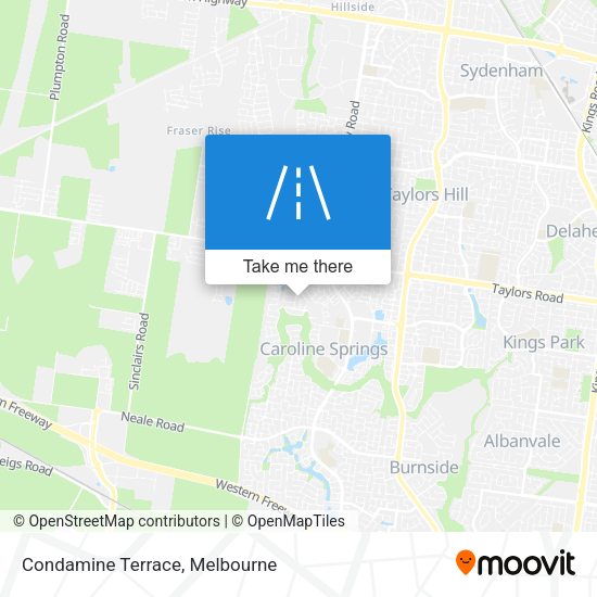 Condamine Terrace map