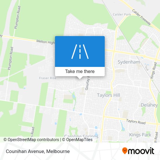 Counihan Avenue map