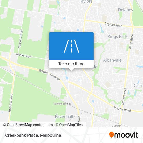 Creekbank Place map