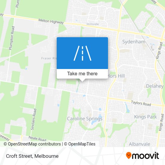 Croft Street map