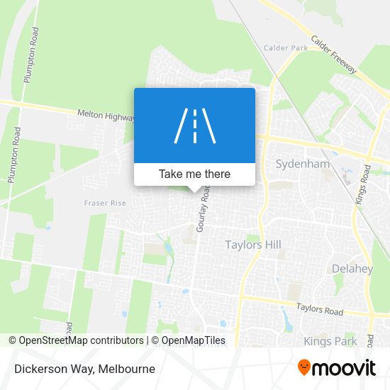 Dickerson Way map