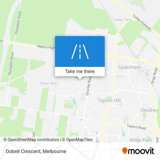 Dobell Crescent map
