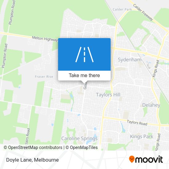 Doyle Lane map
