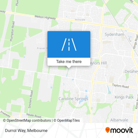 Durrol Way map