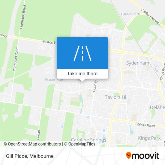 Gill Place map